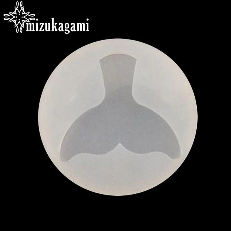 

1pcs/lot UV Resin Jewelry Liquid Silicone Mold Mermaid Fish Tail Shape Resin Molds For DIY Pendant Charms Making Jewelry