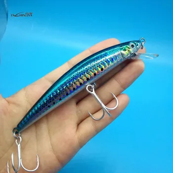 

TSURINOYA 5PCS/LOT 12cm/18g Minnow fishing Lures Artificial Plastic Hard Lures Depth 2.5m hard lure