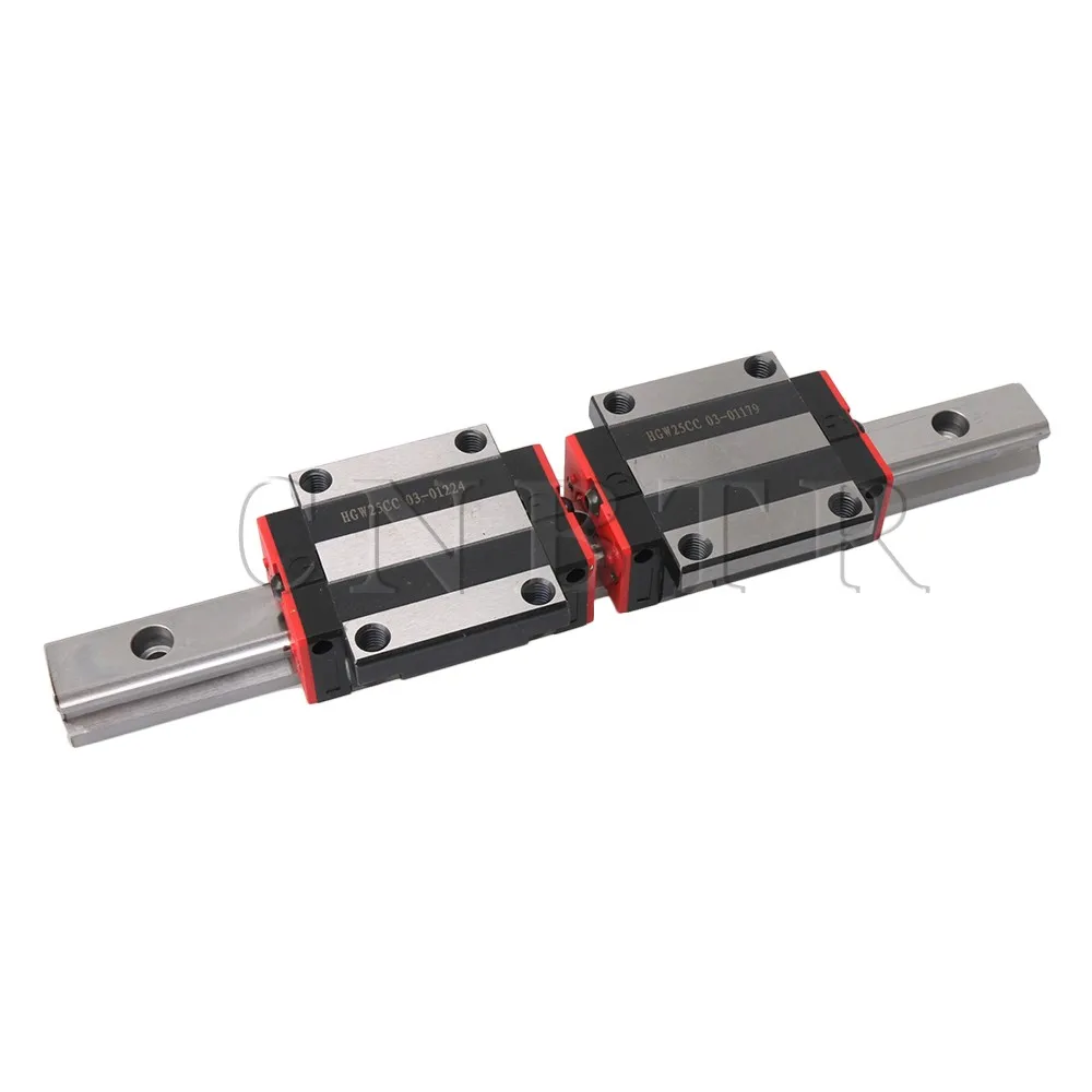 

CNBTR 300x23x22mm Bearing Steel Rail Sliding Rail Slider Guideway & Sliding Block Carriage for Machine Tools Large Machinery