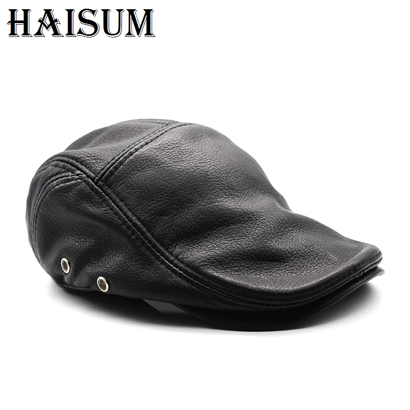 leather driving cap sale