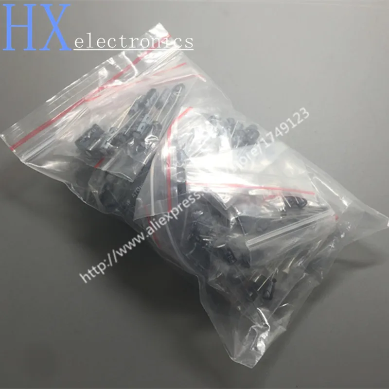 12 value kit 1uF-470uF Electrolytic Capacitor Package for arduino 1UF 2.2UF 3.3UF 4.7UF 10UF 22UF 33UF 47UF 100UF 220UF 4.4yuan_