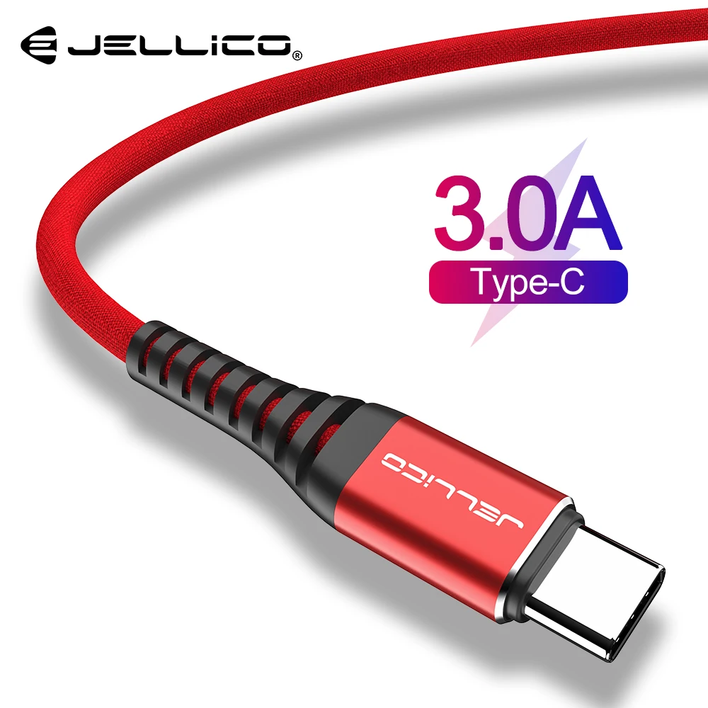 Jellico usb type C кабель для samsung S9 S8 Быстрая зарядка мобильный телефон зарядный провод