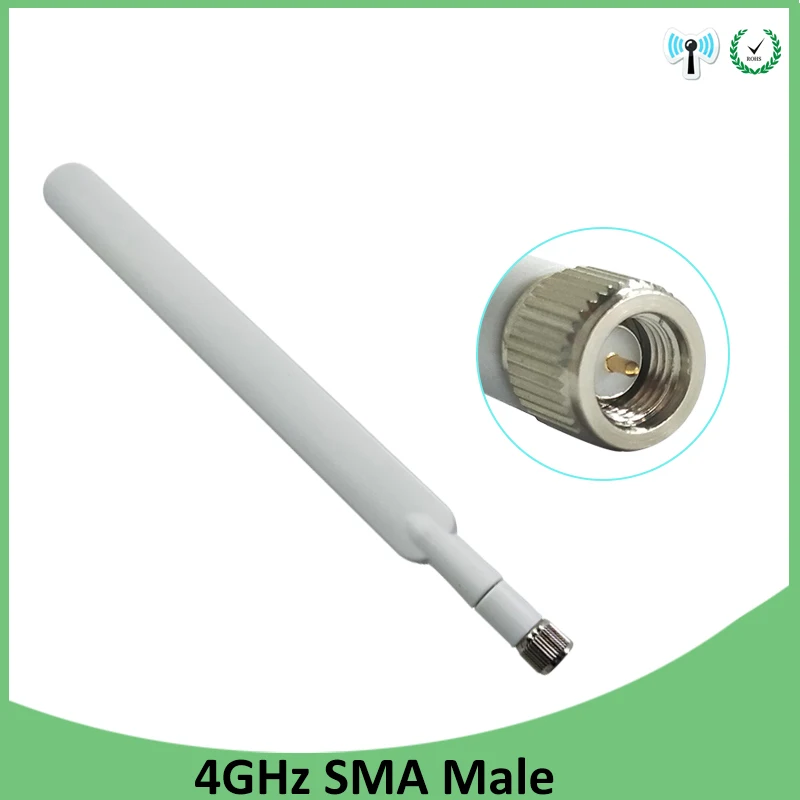 

10pcs 4G lte antenna 5dbi SMA Male Connector antenne for huawei b593 4G LTE router external repeater wireless modem antennas