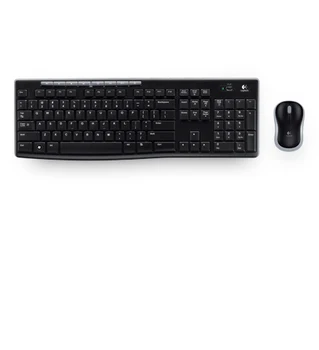 

Logitech MK270, Standard, Wireless, RF Wireless, QWERTY, Black, Mouse included