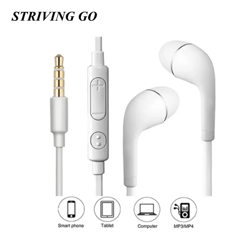 

S4 Earphone Noise Isolating Stereo Bass Sport In Ear Earbud Reflective Earphone Headset For Iphone SamsungPK S5 S7 S8 Am115