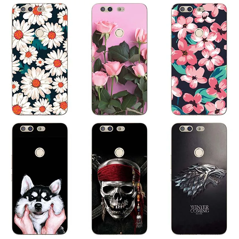 

For Infinix Zero 5 Soft silicone Phone Cases For Infinix Zero 5 X603 Soft Material Back Cover Coque Print painting Flower style