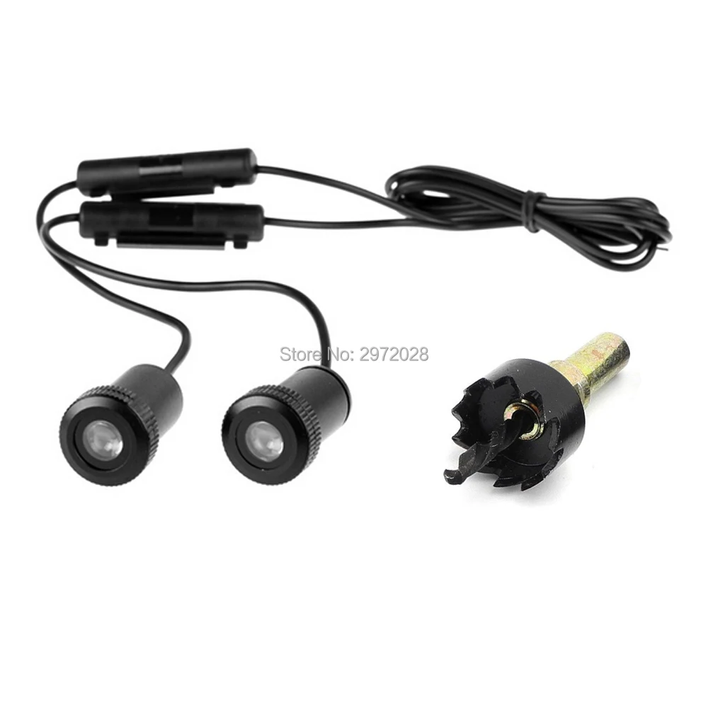 2 x Punisher Skull Series 5W Car LED Laser Logo Lights Door Welcome Ghost Shadow Projector Door Courtesy Lights 2 x Punisher Skull Series 5W Car LED Laser Logo Lights Door Welcome Ghost Shadow Projector Door Courtesy Lights