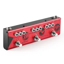Donner Multi Guitar Effect Pedal Alpha Force 3 Types Effects Delay Chorus High Gain Pedal with Adapter Donner Multi Guitar Effect Pedal Alpha Force 3 Types Effects Delay Chorus High Gain Pedal with Adapter
