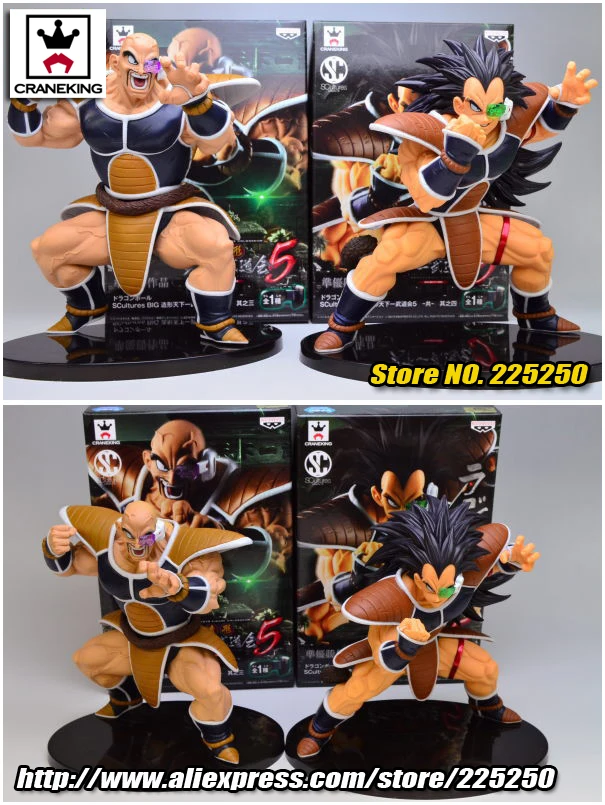 Японское аниме «Dragon Ball Z» оригинальные Banpresto скульптуры Zoukei Tenkaichi Budoukai 5 фигурок-наппа& Raditz