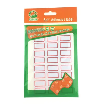 

New Self Adhesive Label Price Tag 24mm * 27mm 144 Pcs / Bag Adhesive Sticker Price Tags Paper Memo Pads