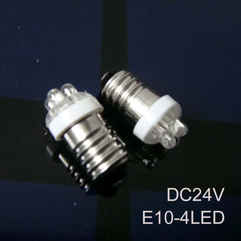 Высокое качество 24v E10 светодиодный индикатор светодиодные приборы Бесплатная
