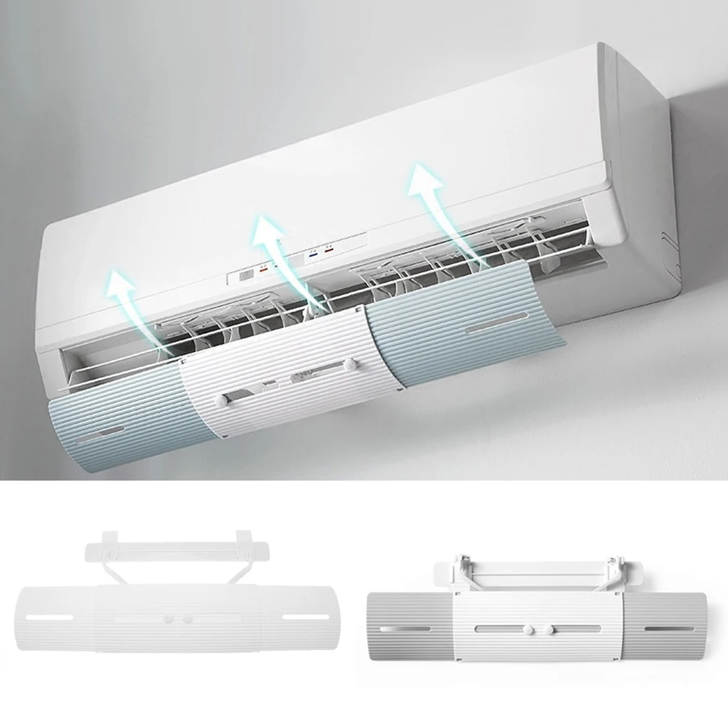 Регулируемая домашняя Крышка для кондиционера лобовое стекло кондиционер перегородка щит ветряной направляющей месяц прямой анти-Ветер щит Прямая поставка