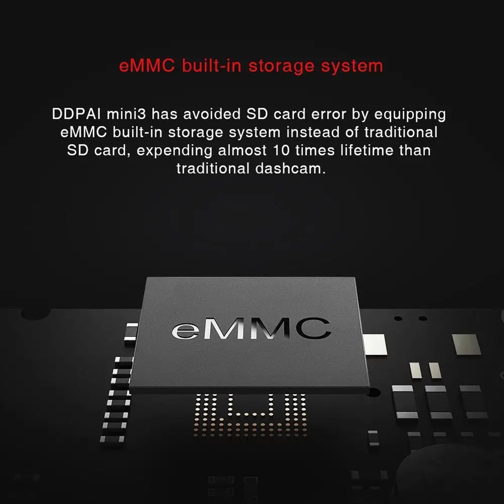 DDPai Встроенный 32 Гб eMMC хранения Mini3 Автомобильный видеорегистратор wifi видеорегистратор мини видеорегистратор Dash Cam 140 широкоугольный WDR с функцией ночного видения wifi камера