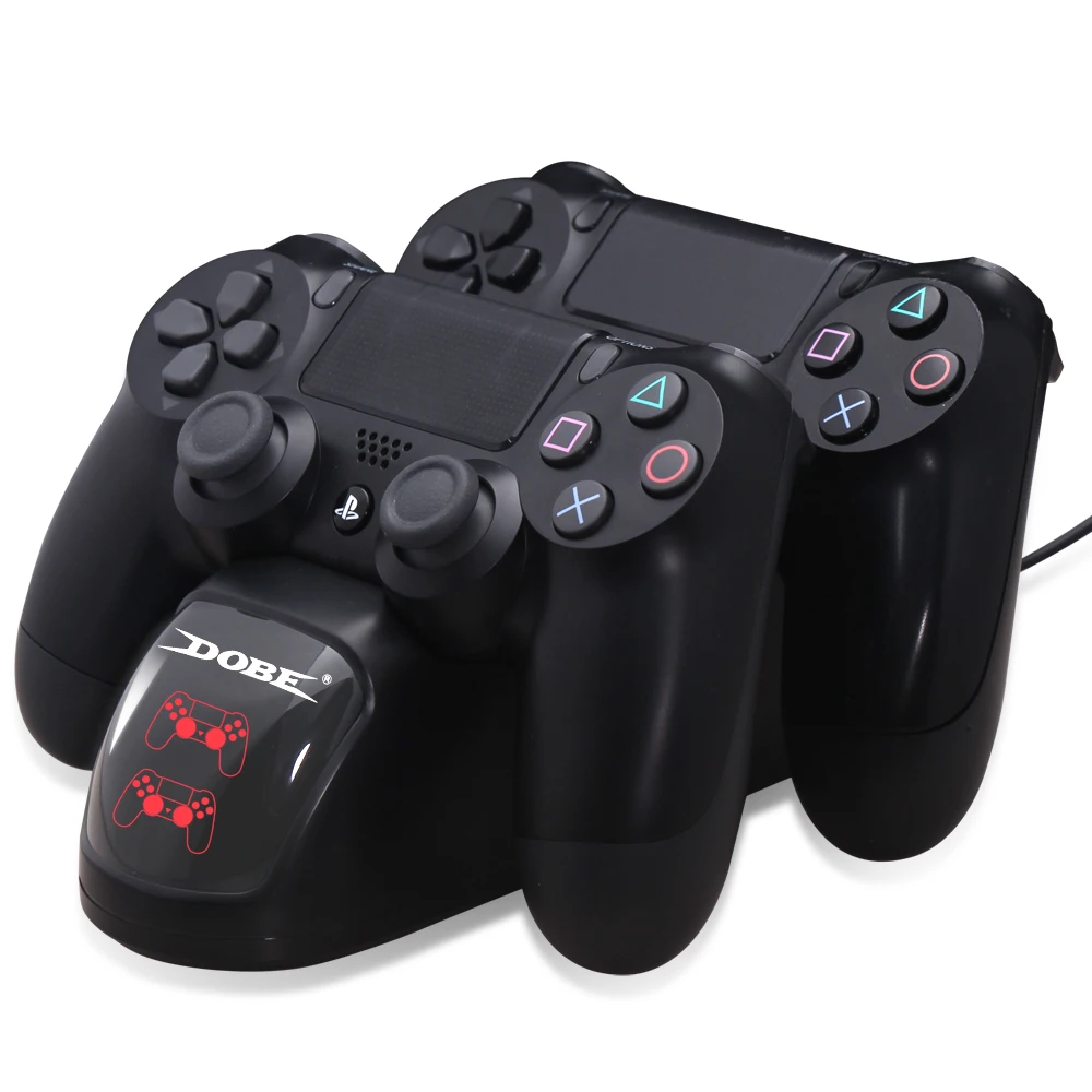 ДОБЕ PS4 игровой контроллер Зарядное устройство двойной зарядная станция для PS4/PS4 Slim/PS4 Pro USB Зарядное устройство док-ста