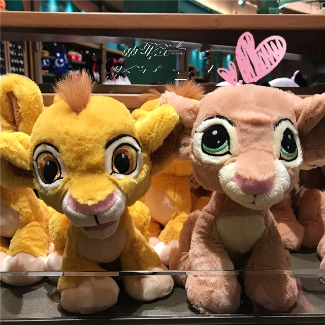 Special Offers 2pcs/lot 23cm Original the couple's The Lion King Simba plush soft toys,Simba and Nala stuffed doll for baby gift