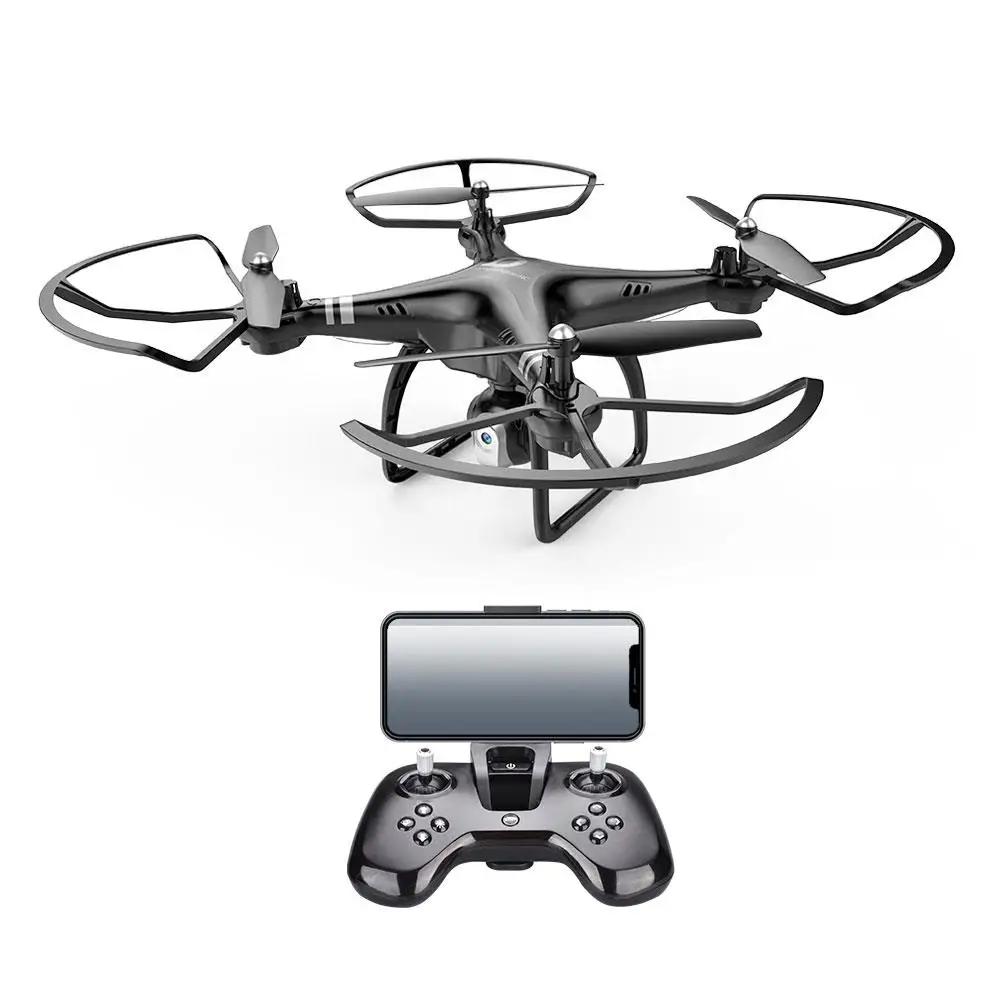 

Quadcopter Drone Aircraft Helicopter Hover Selfie Live Endurance 18 Min Adjustable HD Camera WIFI