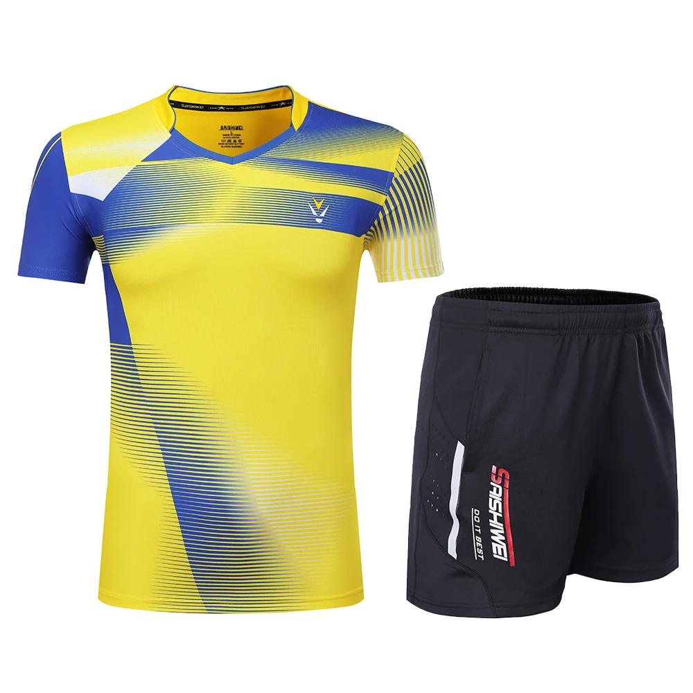 

Free Print Qucik dry Badminton sports clothes Tennis suit , table tennis clothes, badminton wear sets Women/Men 3867