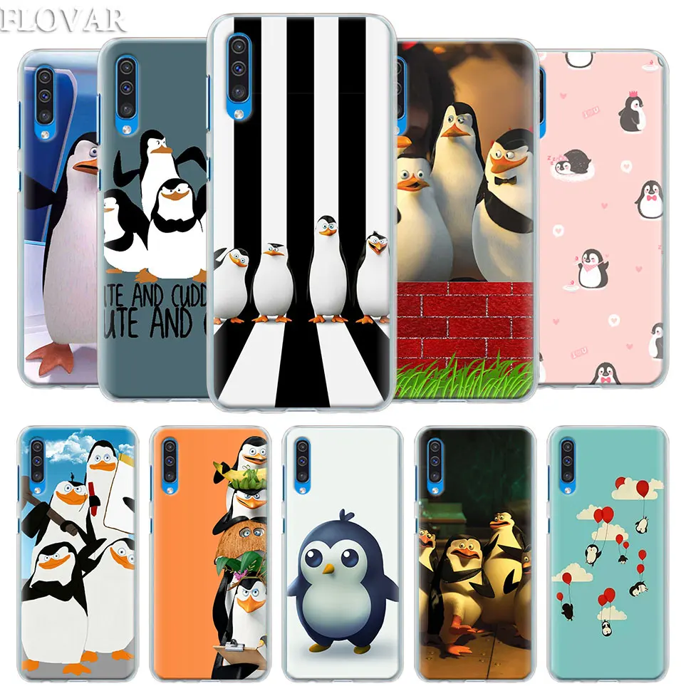 

Penguins of Madagascar Movie Case Cover for Samsung Galaxy A30 A40 A50 A70 A6 A8 Plus A7 A9 2018 M30 Phone Case Coque