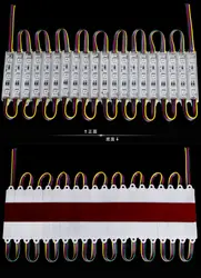 1000 х супер яркий SMD 5050 RGB модуль лампа Светодиодная 3 светодиода Водонепроницаемый 0.72 Вт 12 В DC Бесплатная доставка