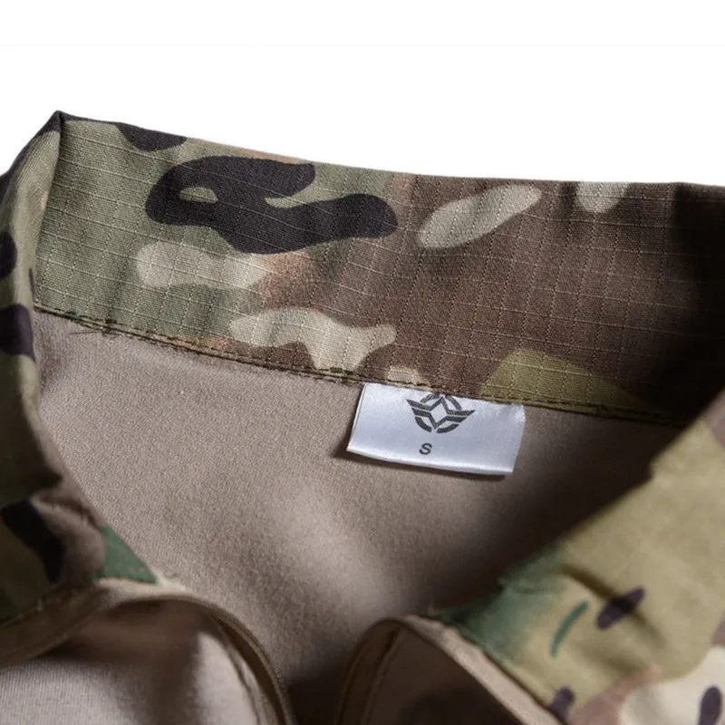 Дышащая быстросохнущая Тактическая Военная форма мужская камуфляжная футболка с коротким рукавом мужская армейская Боевая тактическая одежда США