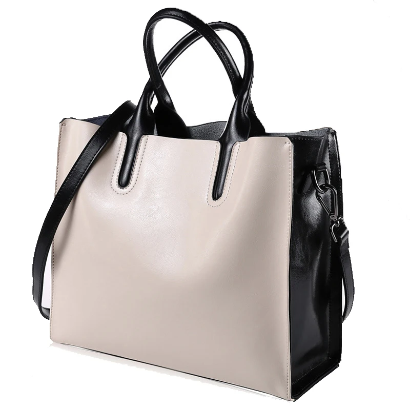 

Women Leather handbags women shoulder bags big messenger ladies bag leisure genuine leather bag female tote messenger fashion