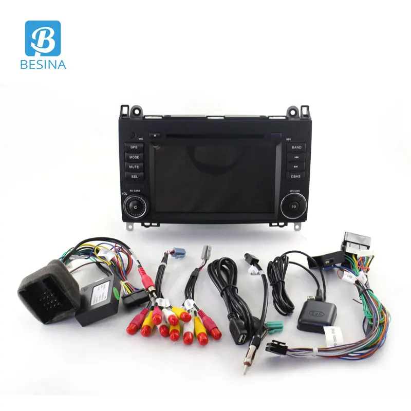 Flash Deal Besina 2 Din Android 9.0 Car DVD Player For Mercedes Benz B200 B150 B170 B Class A180 Viano Vito Sprinter W245 W209 GPS Radio 4