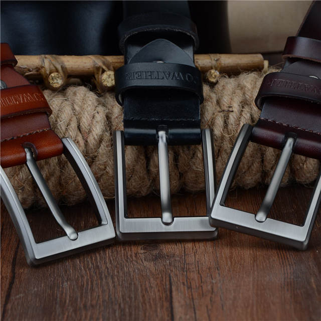 Genuine Leather Luxury Strap Male Belts