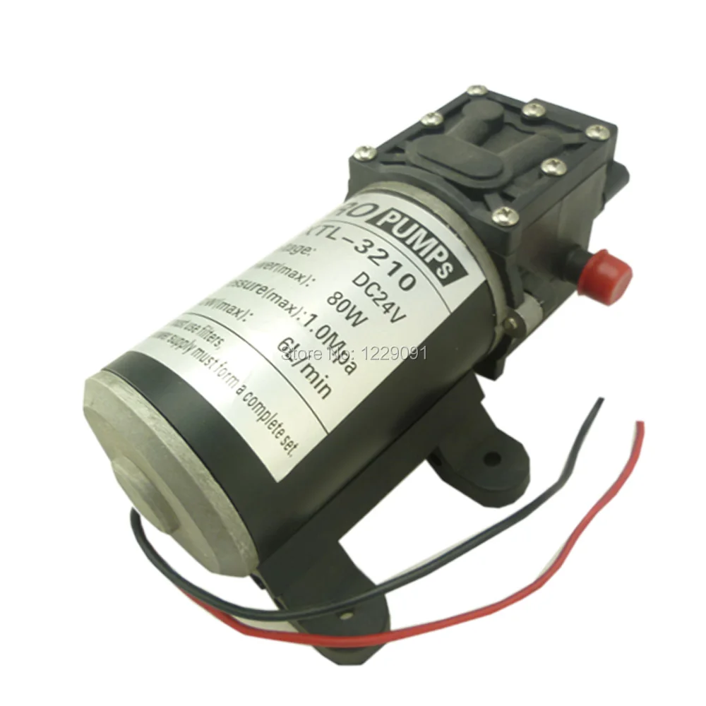 Заводская розетка NUOLIN dc mini 80w Мембранный Водяной насос высокого давления 24v 6 LPM
