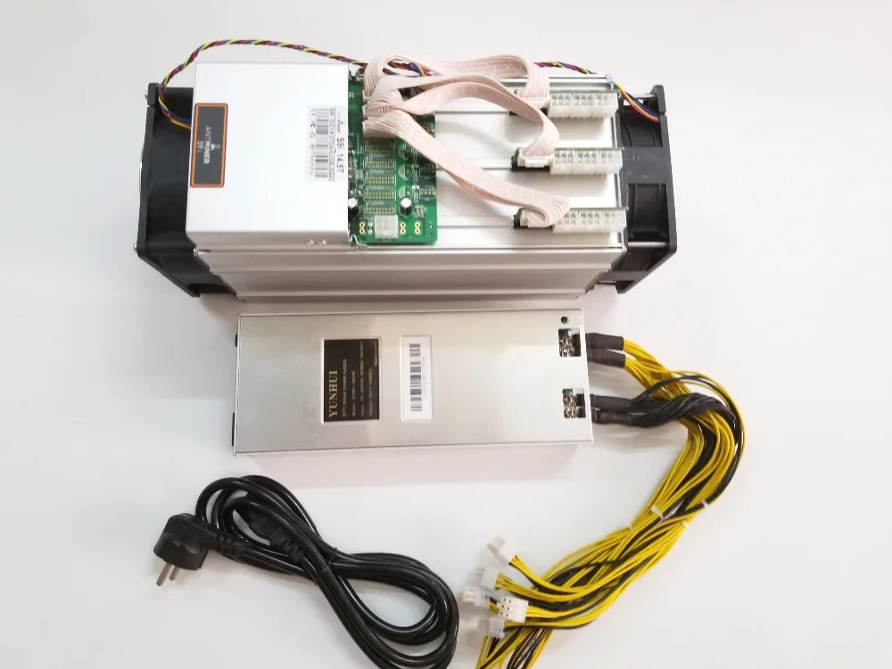 YUNHUI новые AntMiner S9i 14,5 т Bitcoin шахтер с 1800 Вт PSU Asic шахтер SHA-256 Btc МПБ Шахтер лучше чем AntMiner S9 13,5 т 14 т