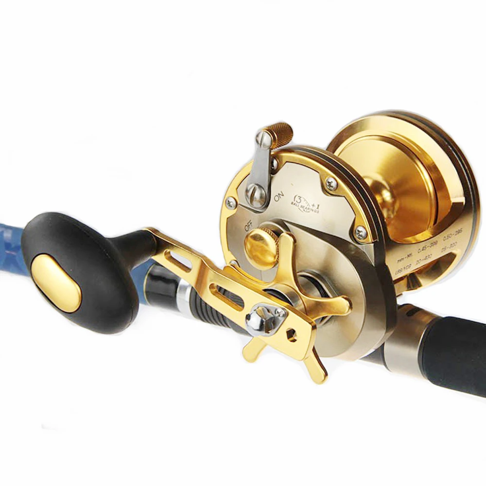 barco Metal Gran tambor ACT351 modelo rueda carretes descuento carrete completo gama SINGNOL pez de profundo pesca fundición Trolling hierro alta oro mar 4 barco Metal Gran tambor 4