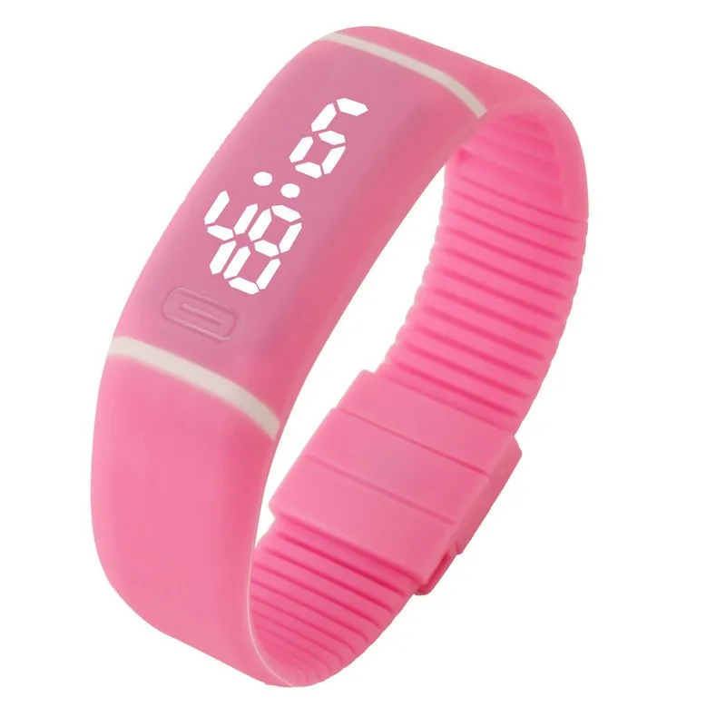

Led Watch Silicone Women's Date Bracelet Digital Sports Wristwatch Men's Watch Colorful Watches for Kids Wristband clock Relojes
