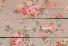 

Laeacco Wooden Backdrops For Photography Flowers Watercolor Pattern Planks Board Portrait Photo Backgrounds For Photo Studio