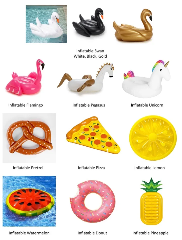 

Wholesale Inflatable Toys Summer Fun Bali Island Swimming Ring Inflatable Donut Swan Flamingo Ride-On Floating Island Life Raft