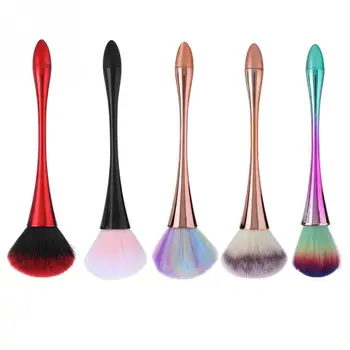 

TMISHION Long Handle Nail Soft Dust Cleaner Cleaning Brush Acrylic UV Gel Powder Removal Manicure Nail Brushes Nail Art Tool