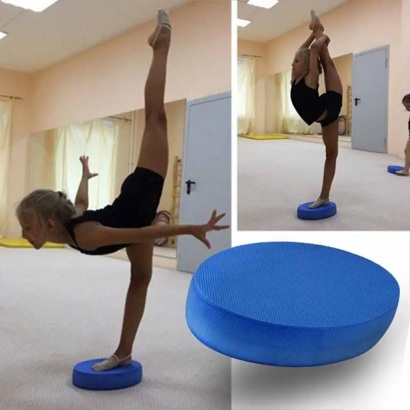 Yoga Foam Board Balance Pad Gym Fitness Exercise Cushion Blue Oval