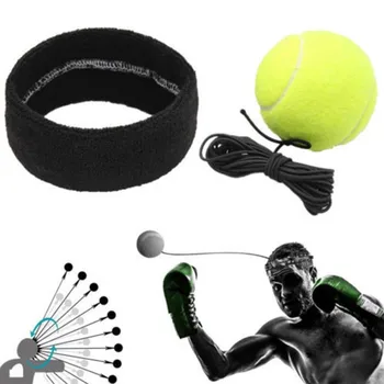 

Punch Ball Boxing Reflex Speed Training Hand Eye Coordination Headband Improve Reaction Muay Thai Gym Exercise Equipment