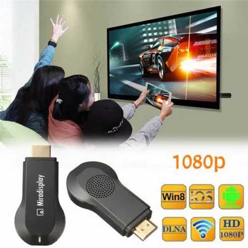 Miracast ключ DLNA Airplay IOS 9 Android OTA WiFi HDMI 1080P медиа поделиться