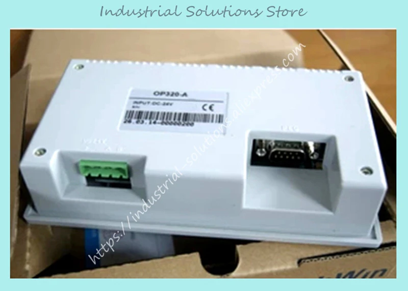 Новый текстовый дисплей 4 3 дюйма OP320 A поддержка MD204L с RS232 RS485 RS422 для PLC связи|display