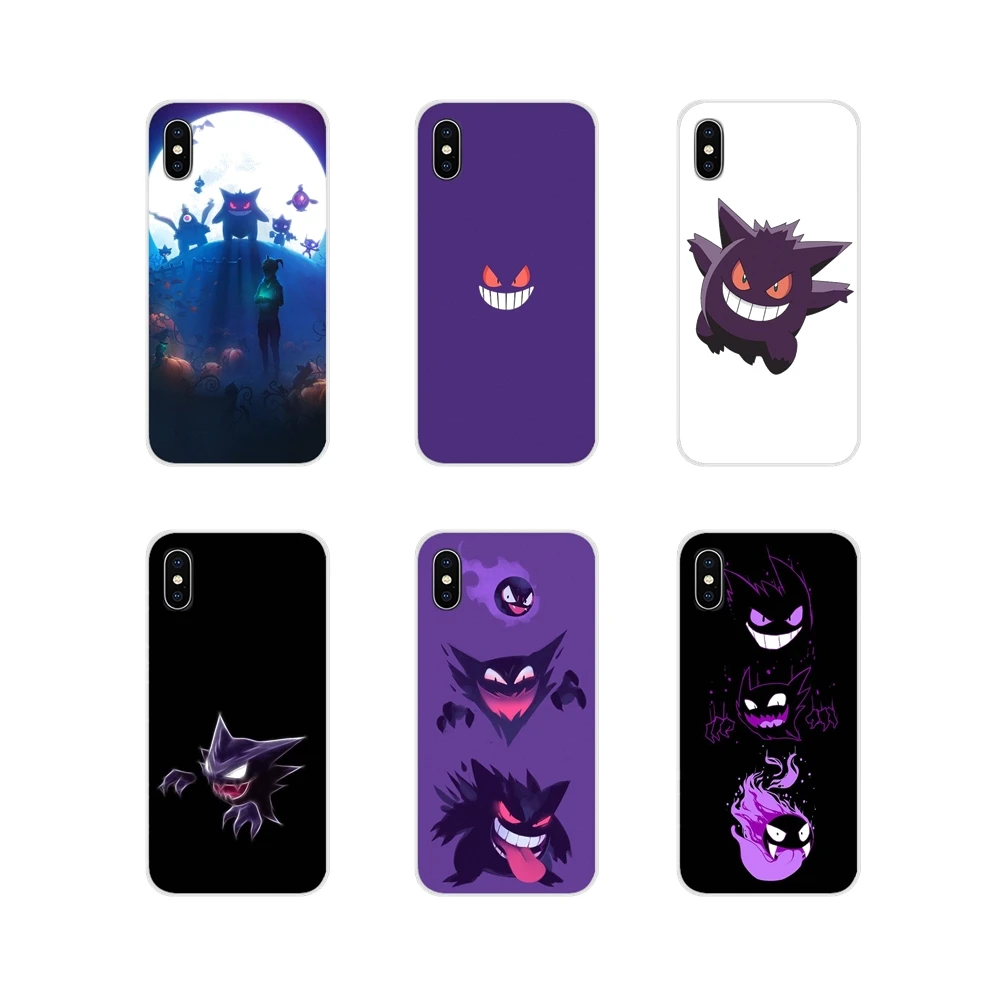 

Ultra Thin Case For Huawei G7 G8 P7 P8 P9 P10 P20 P30 Lite Mini Pro P Smart Plus 2017 2018 2019 cute kawaii anime pokemon Gengar