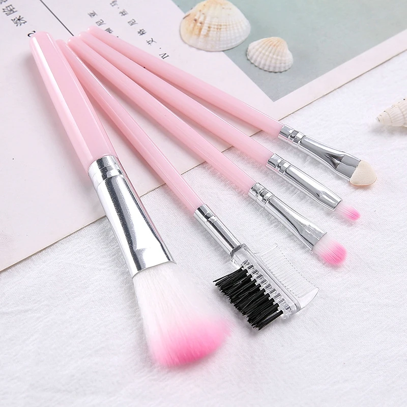 

5PCS/Set Face Body Paint Brushes Professional Blush Powder Eyeshadow Lips Makeup Brush Set Drawing Brushes Art Tools Kit