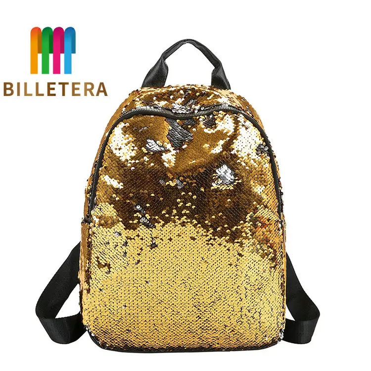 

BILLETERA Sequins Female Leisure Backpack Travel Backpack Schoolbag