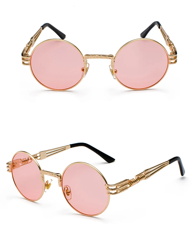 vintage steampunk sunglasses round (15)