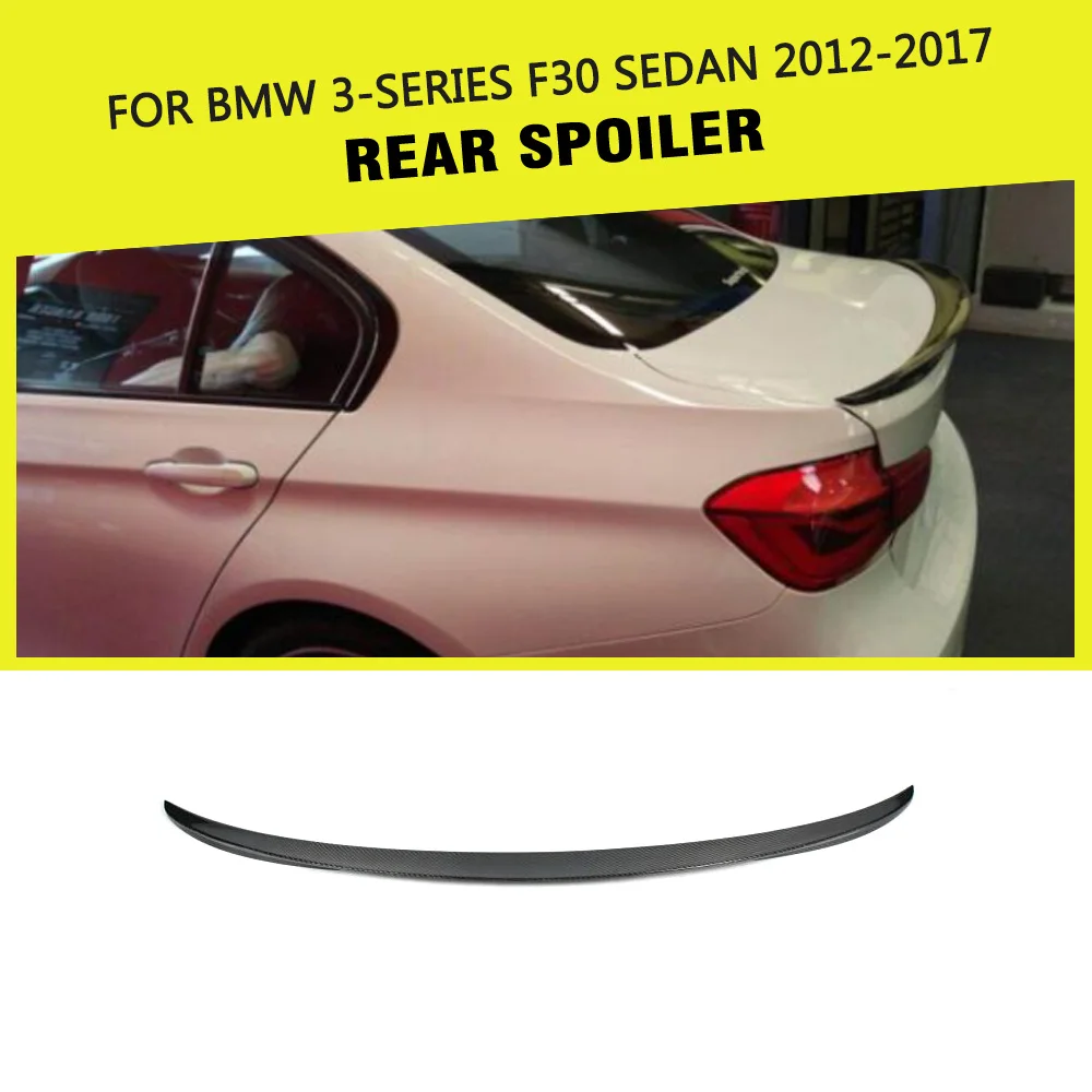 Для BMW F30 Спойлер 3 серии 320i 328i 330i 335i F80 M3 спойлер СЕДАН 2012- углеродное волокно/задний спойлер из полиуретана крыло багажника