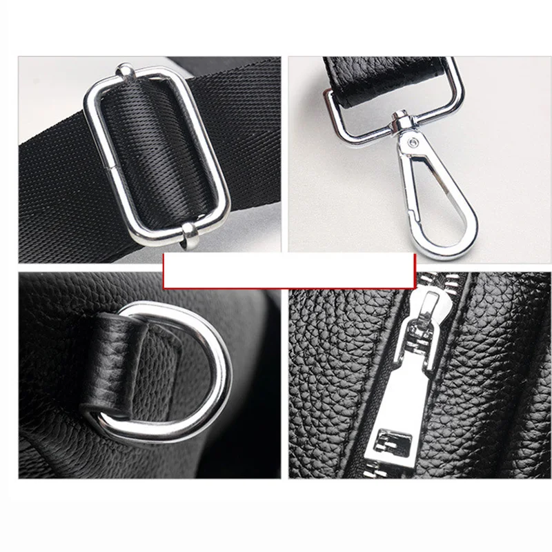 Женский рюкзак из натуральной кожи на молнии|mochila feminina|bolsa mochila femininalady backpacks women |