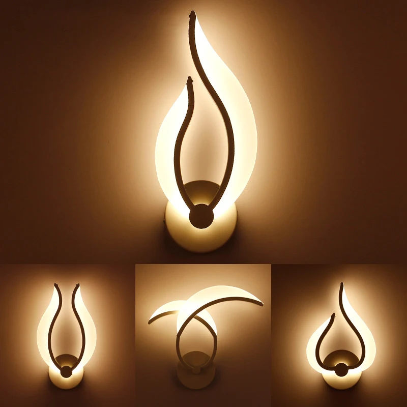 

vusum LED wall lamp 90-260V master bedroom bedside lamp modern minimalist hallway entrance lamp TV wall lamp