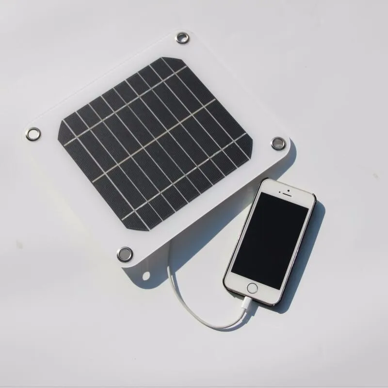 BUHESHUI 5 W 5 V Портативное солнечное зарядное устройство на открытом воздухе USB цифровая рамка стиль солнечное зарядное устройство для iPhone samsung Android 5 V устройство