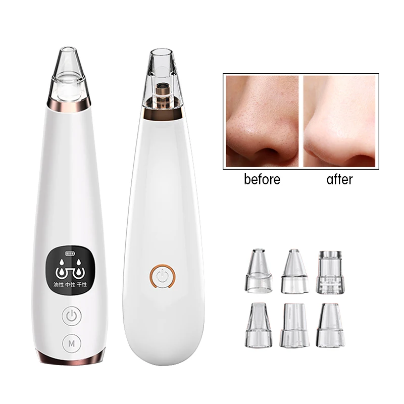 

Electric Blackhead Remover Skin Care Device Face Deep Pore Acne Pimple Removal Vacuum Suction Facial Diamond Beauty Tool