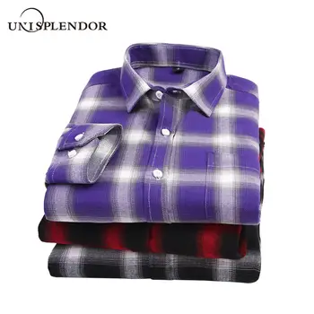 

Spring 100%Cotton Men Shirt Casual Plaid Man Shirt Soft Streetwear Long Sleeve M-5XL Male Camisa Business Shirts Brand YN10460