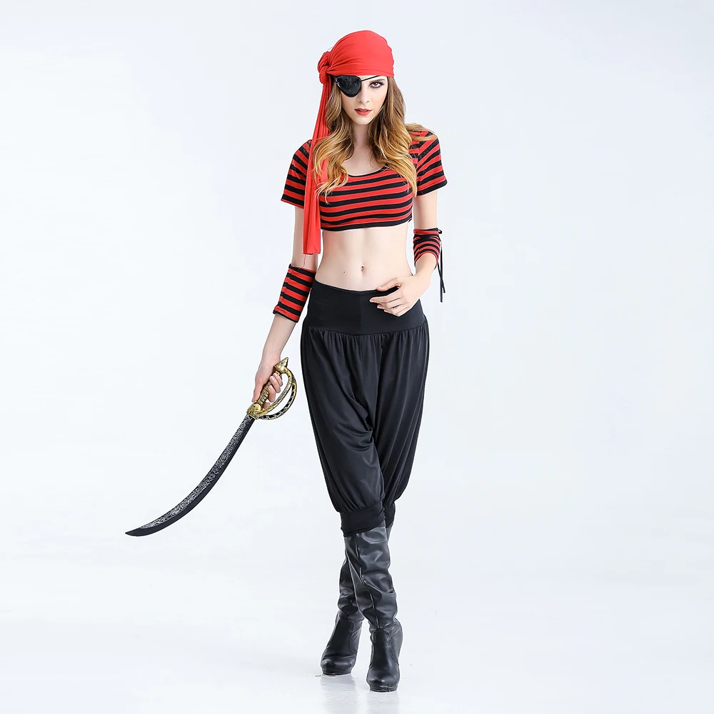 Hot sell Pirate Costumes for Women Pirates of the Caribbean Cosplay