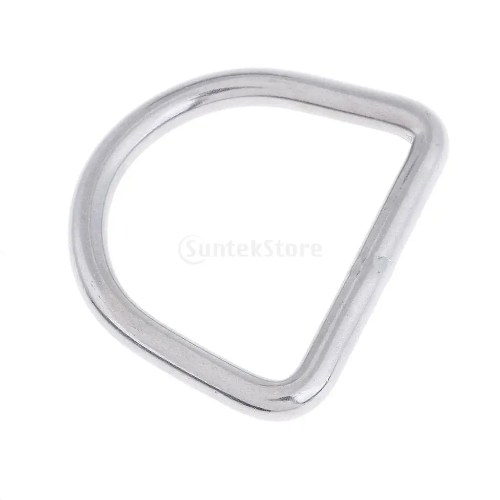 Durable 316 Stainless Steel Welded D Ring Marine Boat Yacht Fishing Rigging Gear Kit - Corrosion Resistant. Strong. Lightweight
